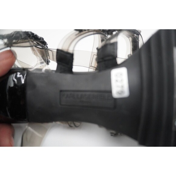 Karl Lagerfeld Paris Bristol Embellished slingback Caged Heels Size 8.5M - Picture 12 of 12